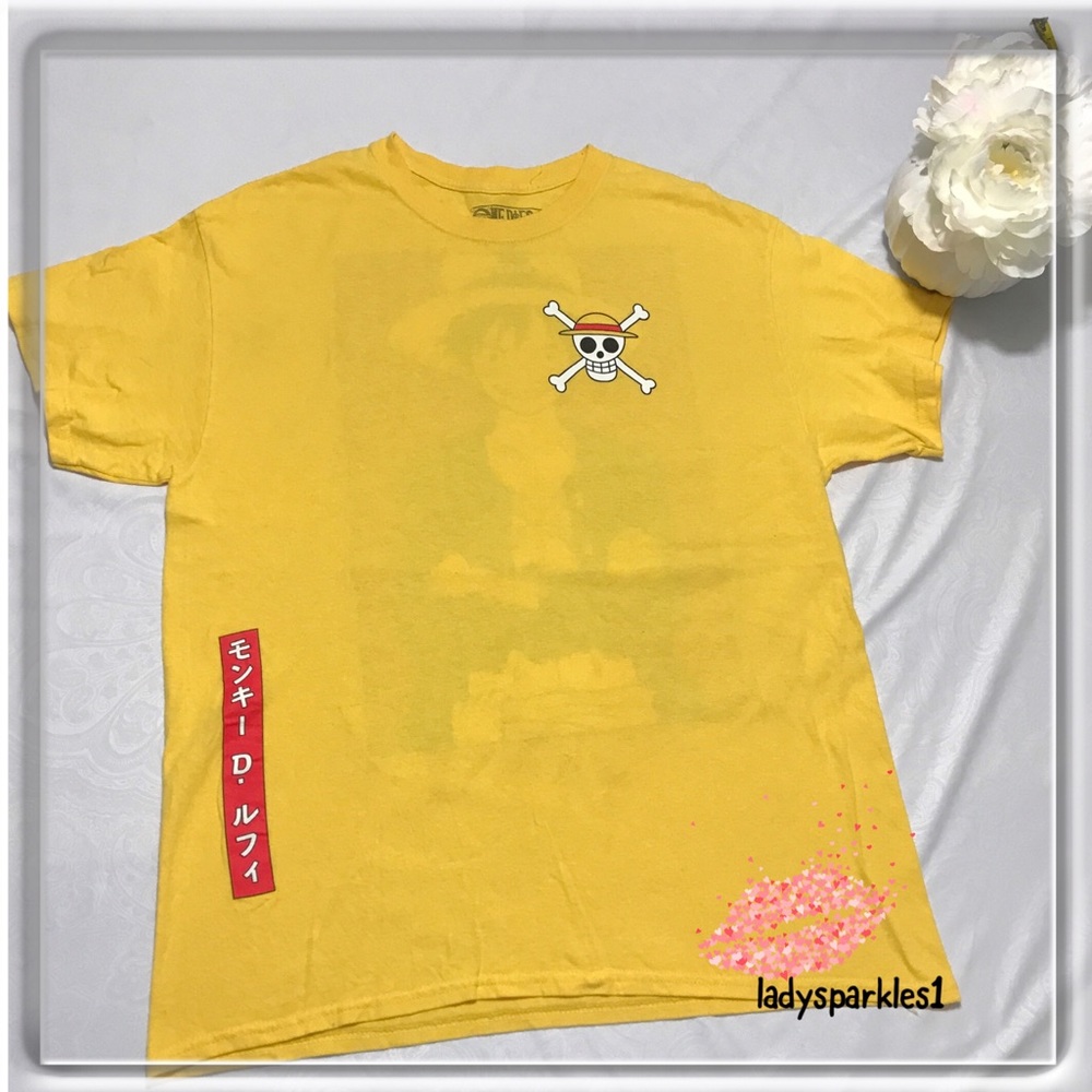 One Piece | Graphic Short Sleeve Tee Sz Lg Color yellow